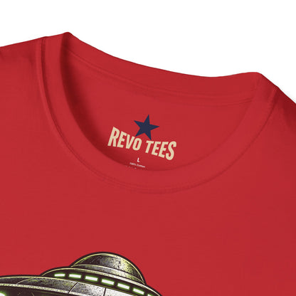 REVOTEES Alien Abduction – Sci‑Fi UFO Graphic Tee