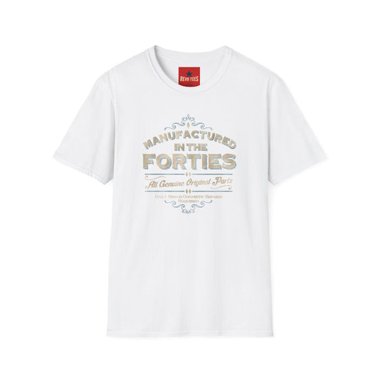 Revotees Manufactured in the Forties Vintage Manufactured in the Forties Retro Birthday T-Shirt