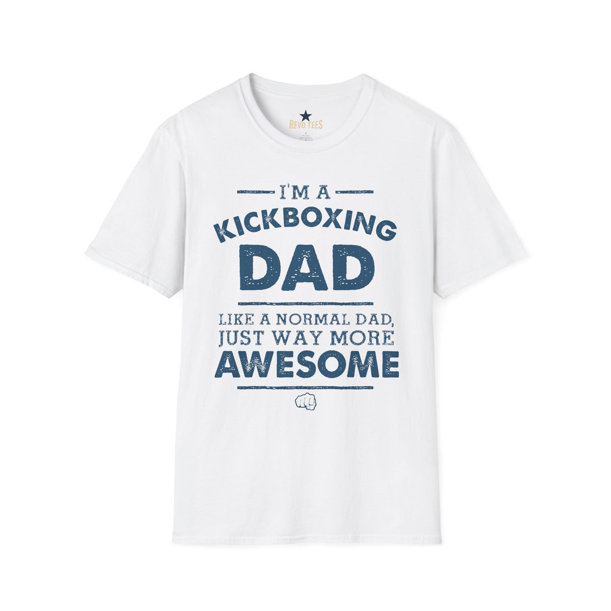 Revotees Kickboxing Dad Im a Kickboxing Dad Athletic Fathers Day T-Shirt - alternate view 2