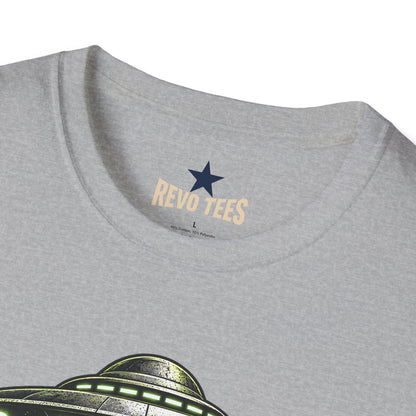 REVOTEES Alien Abduction – Sci‑Fi UFO Graphic Tee