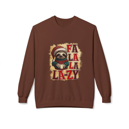 Fa La La La-Zy Sloth Christmas Sweatshirt