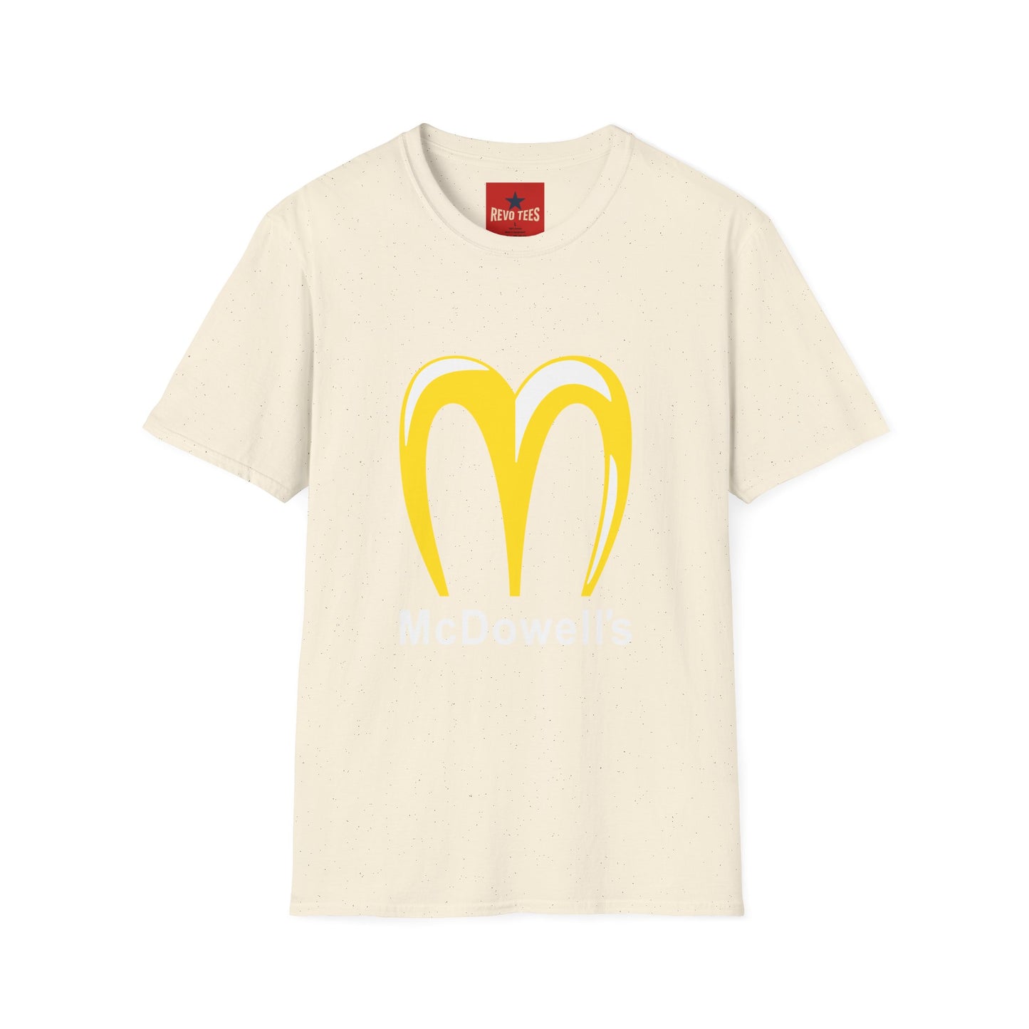 Funny McDowell's Parody T-Shirt — Retro Fast Food Logo Tee