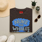 T-Shirt — 'Nuke the Whales' Satirical Graphic Tee (Funny Retro Ocean Design)