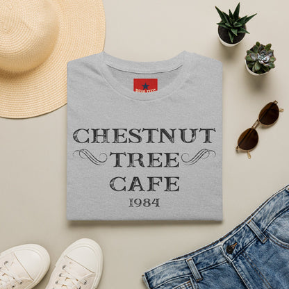 Chestnut Tree Cafe 1984 T-Shirt — Vintage Café Logo Tee
