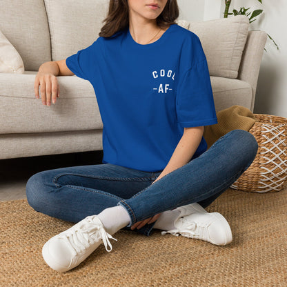 Cool AF T-Shirt — Minimal Chest Graphic Tee