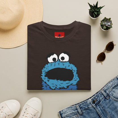 Cookie Monster "Why You Delete Cookies?" T-Shirt — Funny Retro Kids TV Graphic Tee