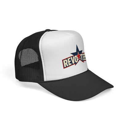 Revotees Star Logo Trucker Cap - Vintage Patriotic Mesh Hat