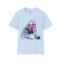 Revotees Banksy Gorilla with Pink Sleep Mask T-Shirt - alternate view 2