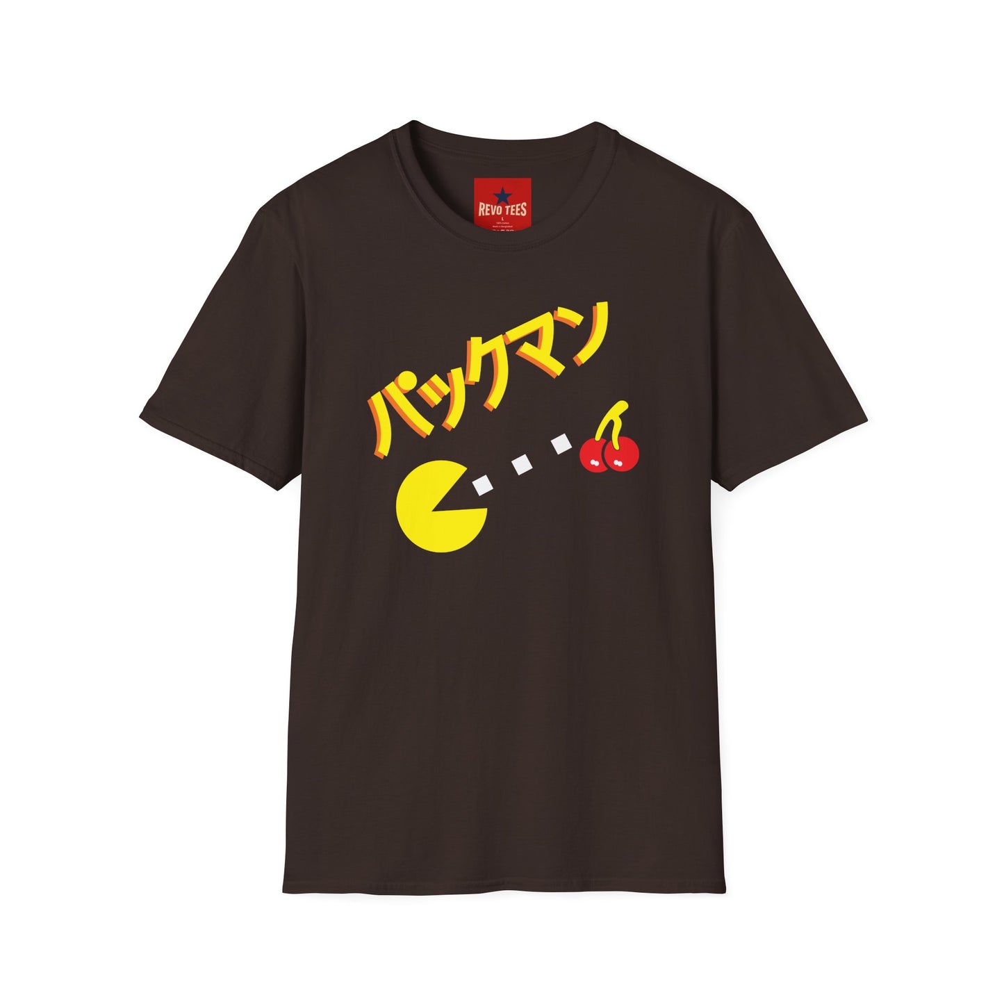 Pac-Man Japanese Logo T-Shirt — Retro Arcade Gamer Tee