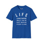 Revotees Life Is What Happens Unisex Softstyle T-Shirt - alternate view 7