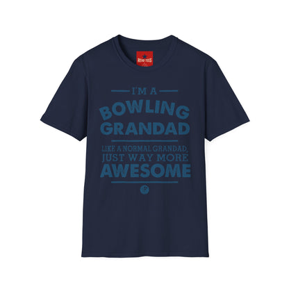 Bowling Grandad T-Shirt — "I'm a Bowling Grandad" Retro Dad Gift
