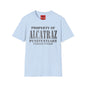 Alcatraz Penitentiary 'Property of Alcatraz' Graphic T-Shirt