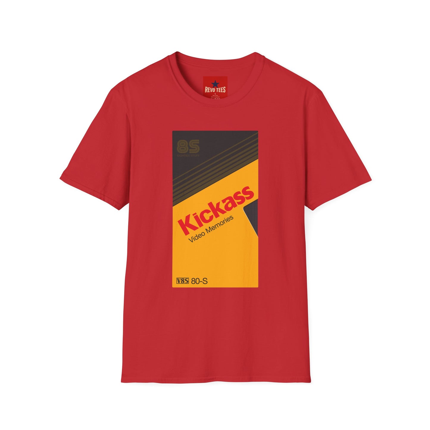 Kickass Retro Cassette Tee — Vintage 80s Audio Graphic T-Shirt