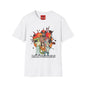 Cartoon Apocalypse T-Shirt — Retro Comic Crew with 'Built to Deliver' Design