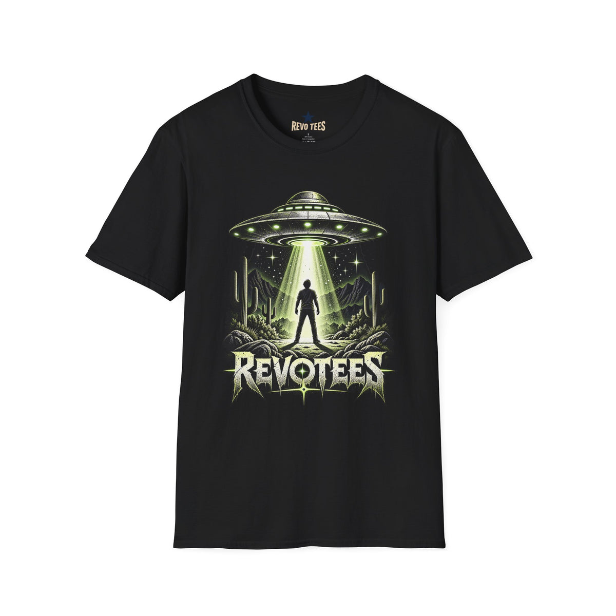 REVOTEES Alien Abduction – Sci‑Fi UFO Graphic Tee