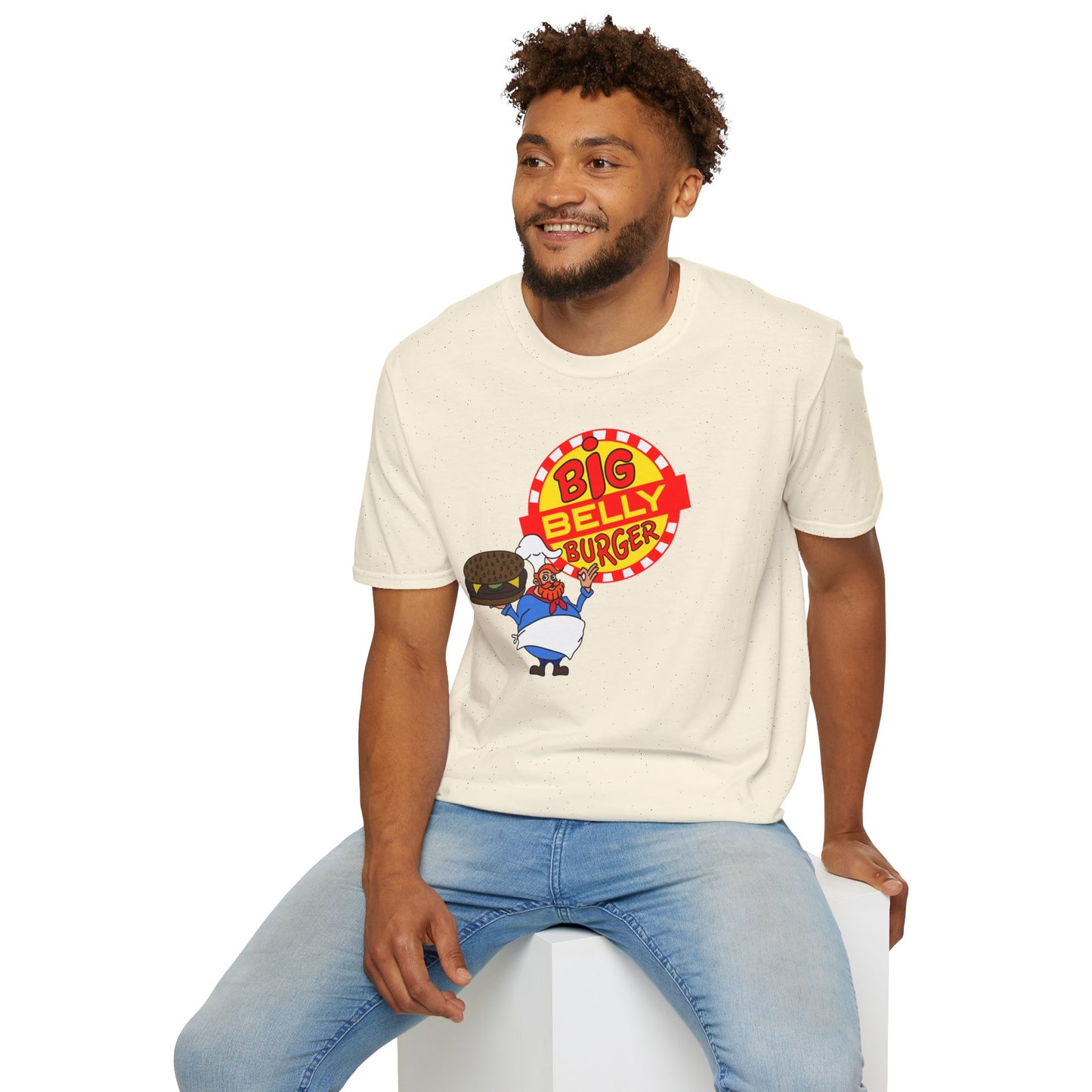 Big Belly Burger T-Shirt — Retro Fast Food Graphic Tee