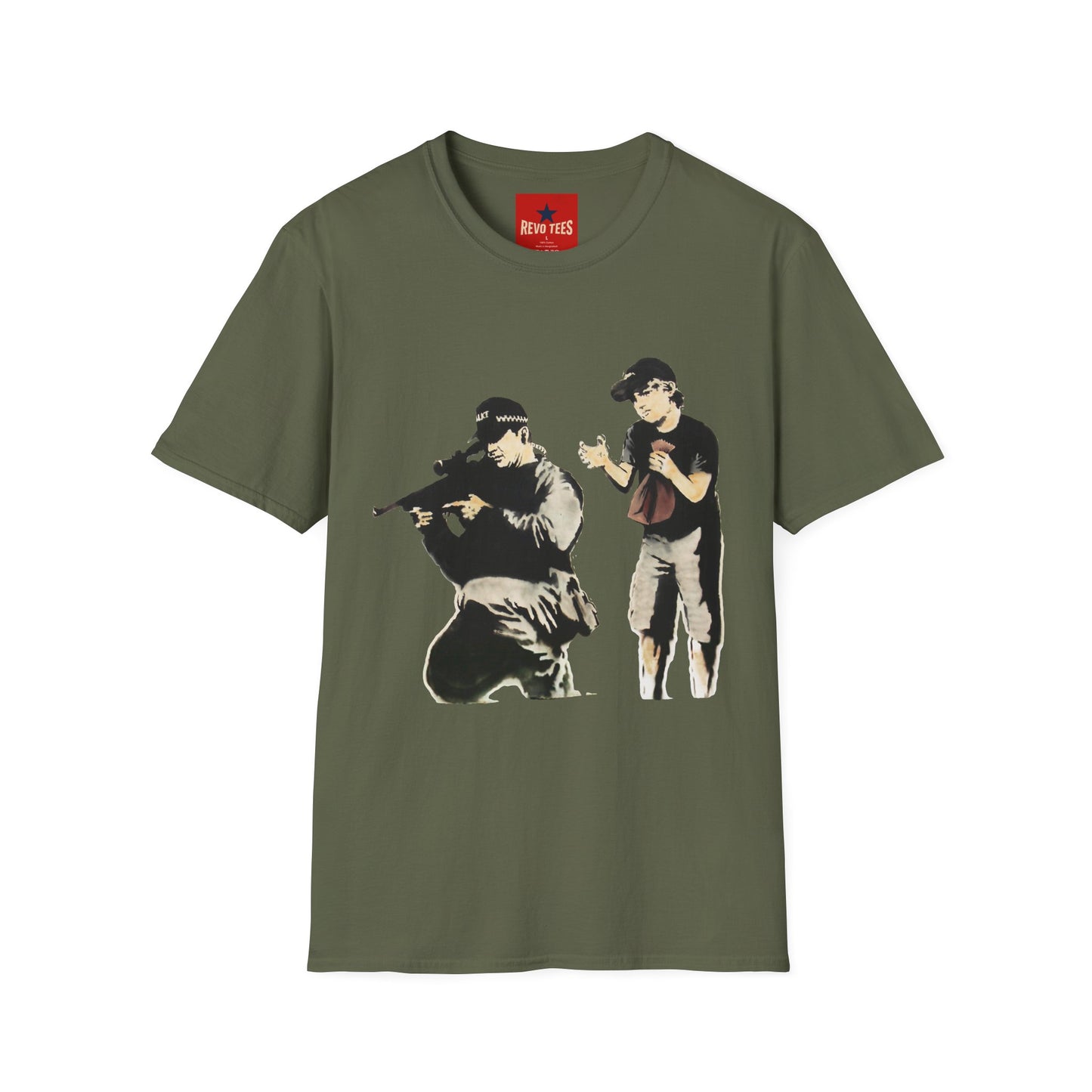 Banksy Sniper Graphic T-Shirt