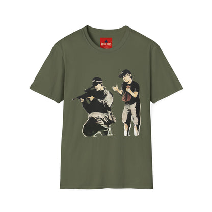 Banksy Sniper Graphic T-Shirt