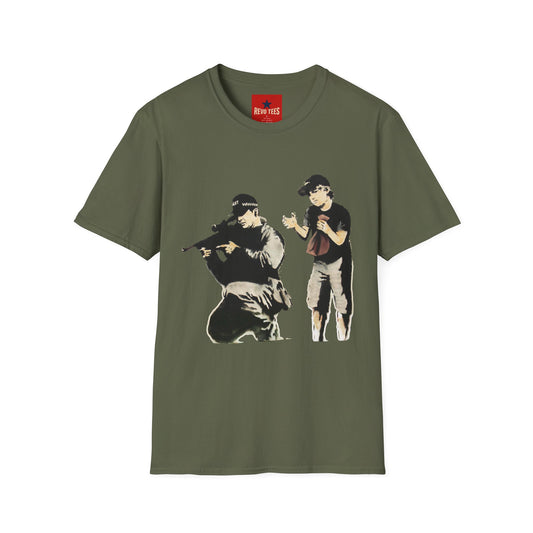 Banksy Sniper Graphic T-Shirt