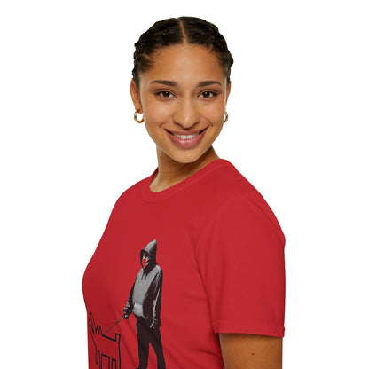 Banksy Walking The Dog — Urban Keith Haring Style Graphic Tee