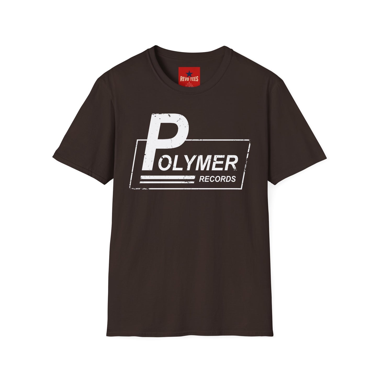 Polymer Records Iconic Label - Unisex Softstyle T-Shirt