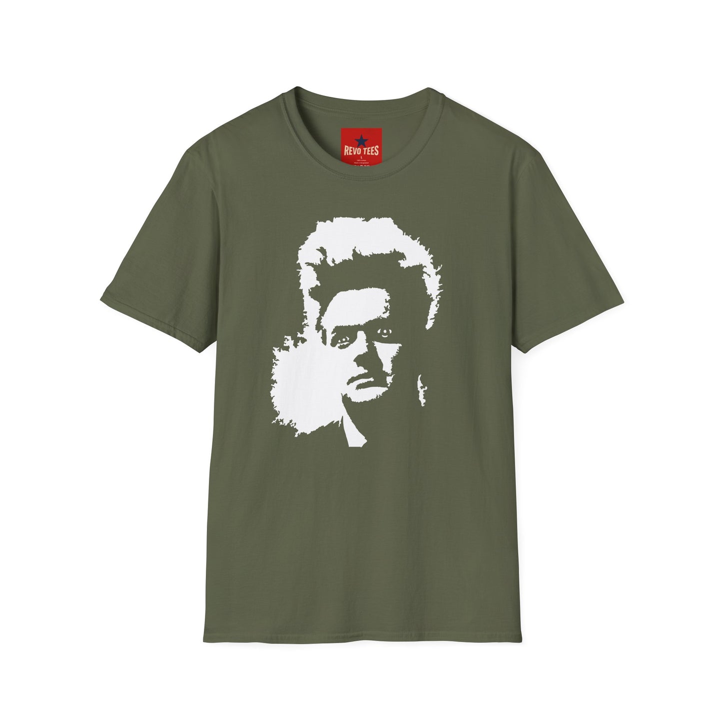 Retro Icon Portrait T-Shirt — High-Contrast Celebrity Silhouette Tee