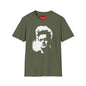Retro Icon Portrait T-Shirt — High-Contrast Celebrity Silhouette Tee