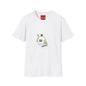 Ghost with Crown T‑Shirt — Cute Retro Cartoon Halloween Tee