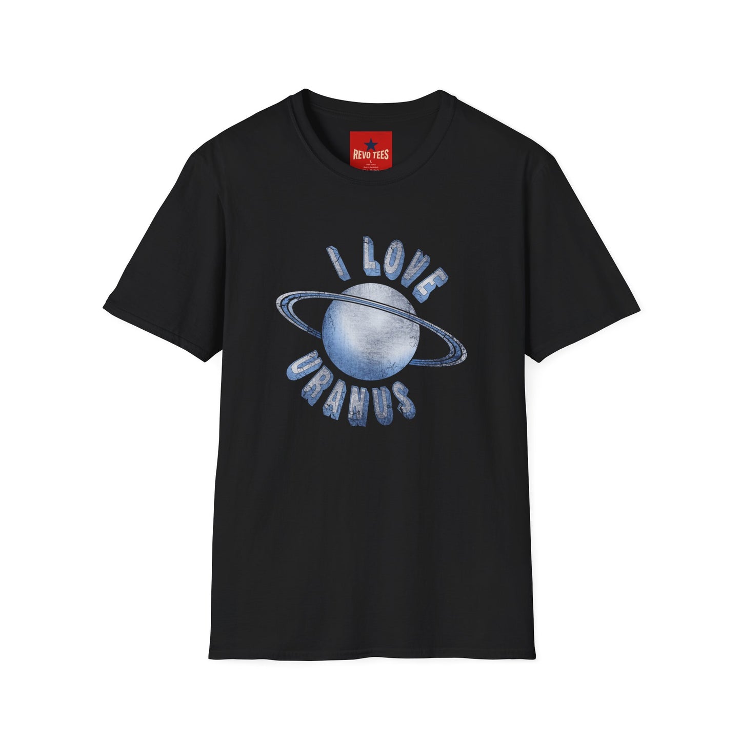 I Love Uranus T‑Shirt — Retro Saturn Graphic Tee for Space Lovers