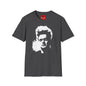 Retro Icon Portrait T-Shirt — High-Contrast Celebrity Silhouette Tee