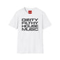 House Music T-Shirt — "Dirty Filthy House Music" Graphic Tee for DJs & EDM Fans
