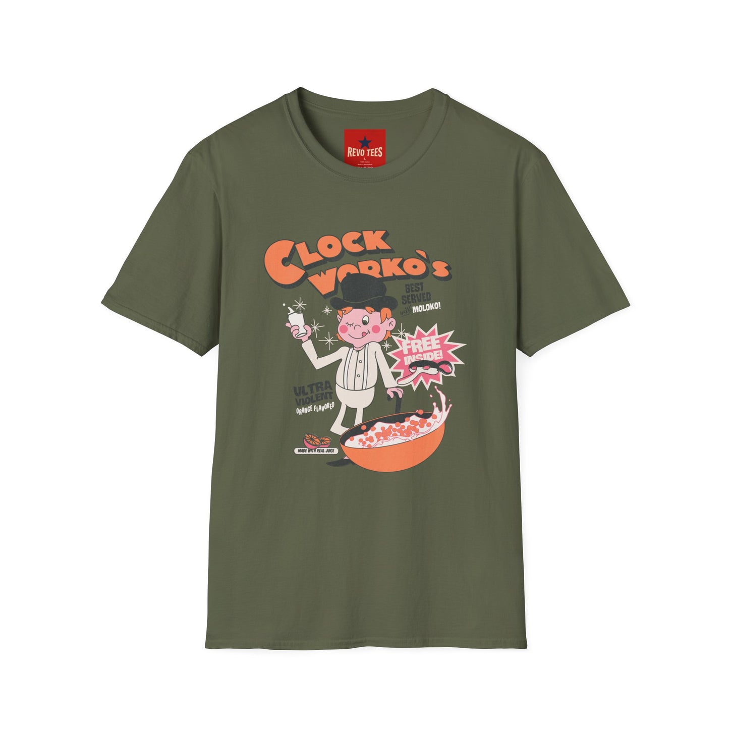 Clock Worko's Cereal Tee — Retro Cartoon Breakfast Shirt