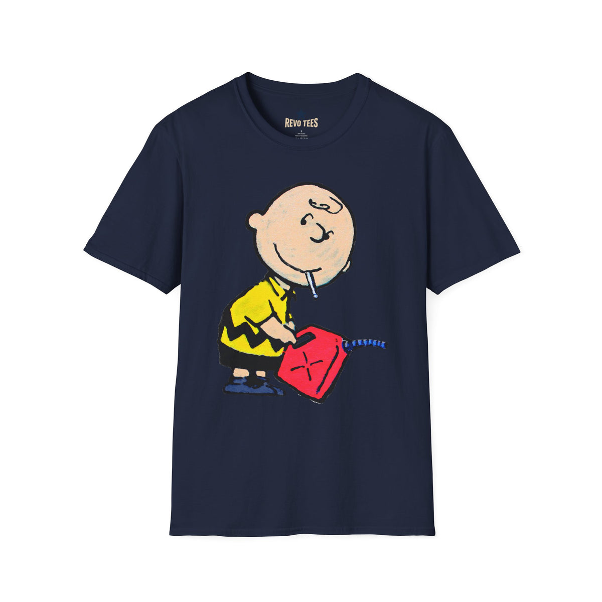Revotees Banksy Novelty Cartoon Graphic Naughty Charlie T-Shirt - alternate view 10