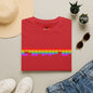 Rainbow Equalizer T-Shirt — Retro Audio Bars Pride Tee