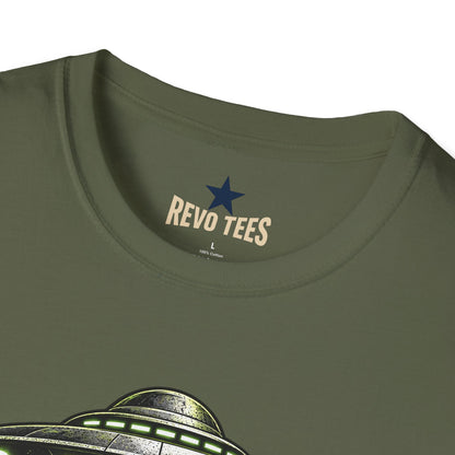 REVOTEES Alien Abduction – Sci‑Fi UFO Graphic Tee