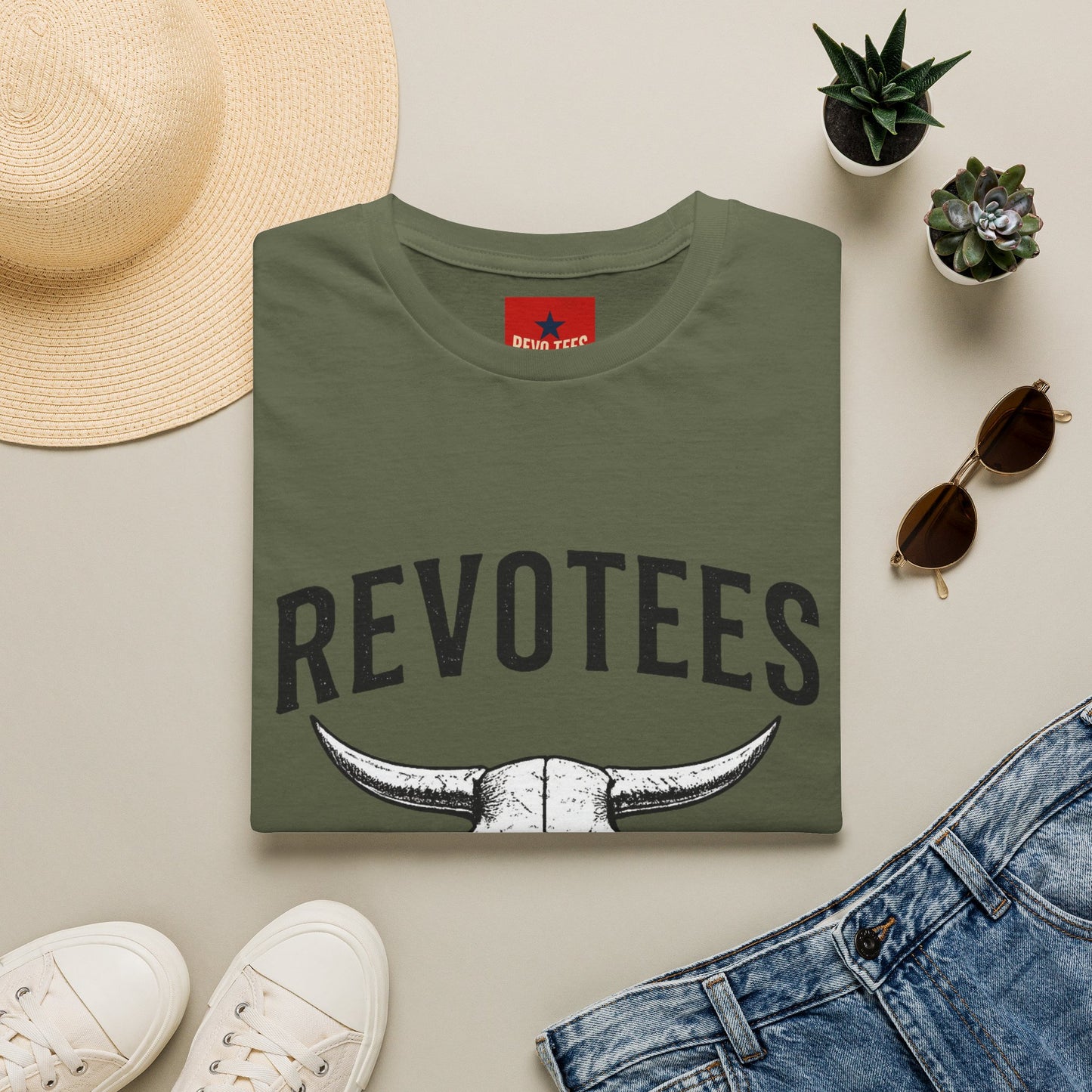 Revotees Bull Skull T-Shirt — Wild at Heart Western Graphic Tee