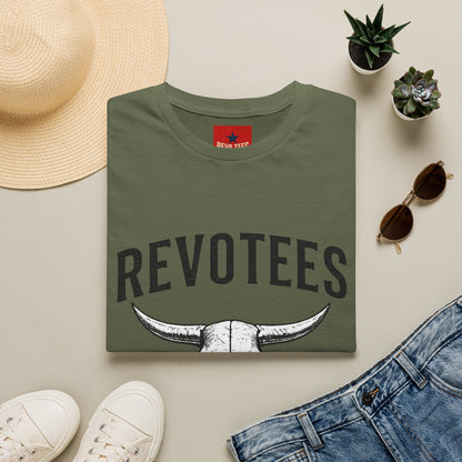 Revotees Bull Skull T-Shirt — Wild at Heart Western Graphic Tee