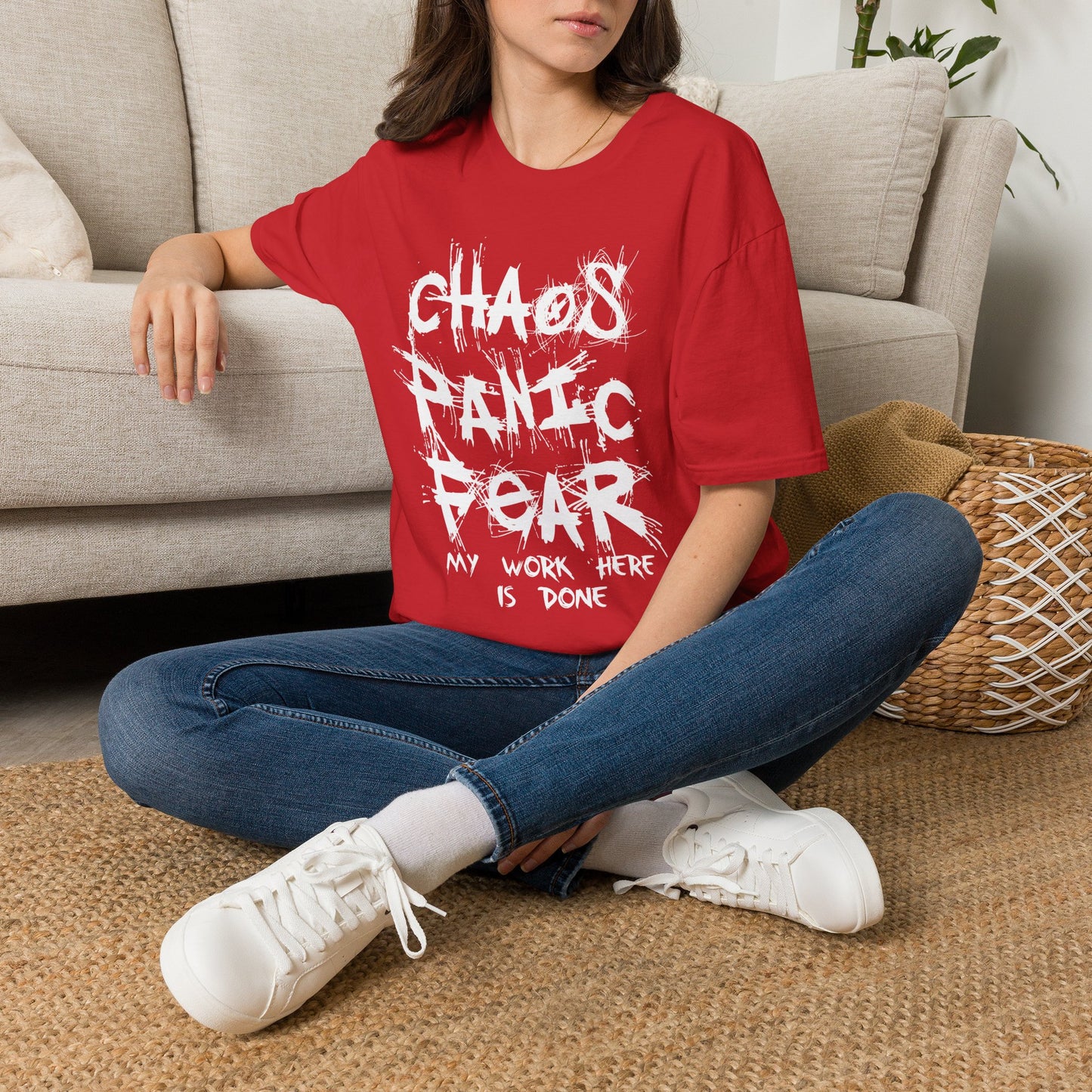 Chaos Panic Fear - Unisex Softstyle T-Shirt