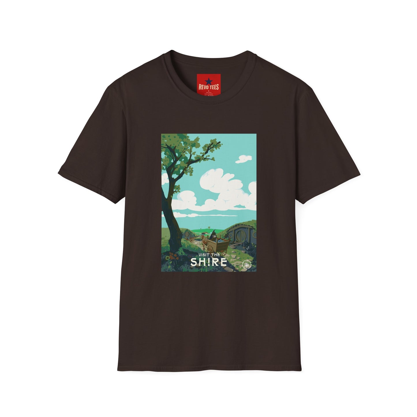 Lord of the Rings - The Shires Unisex Softstyle T-Shirt
