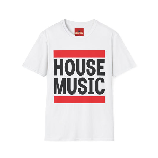House Music T-Shirt — Bold Retro DJ Tee for Club, Festival & Music Lovers