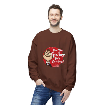 How The Gruber Stole Christmas Crewneck Sweatshirt