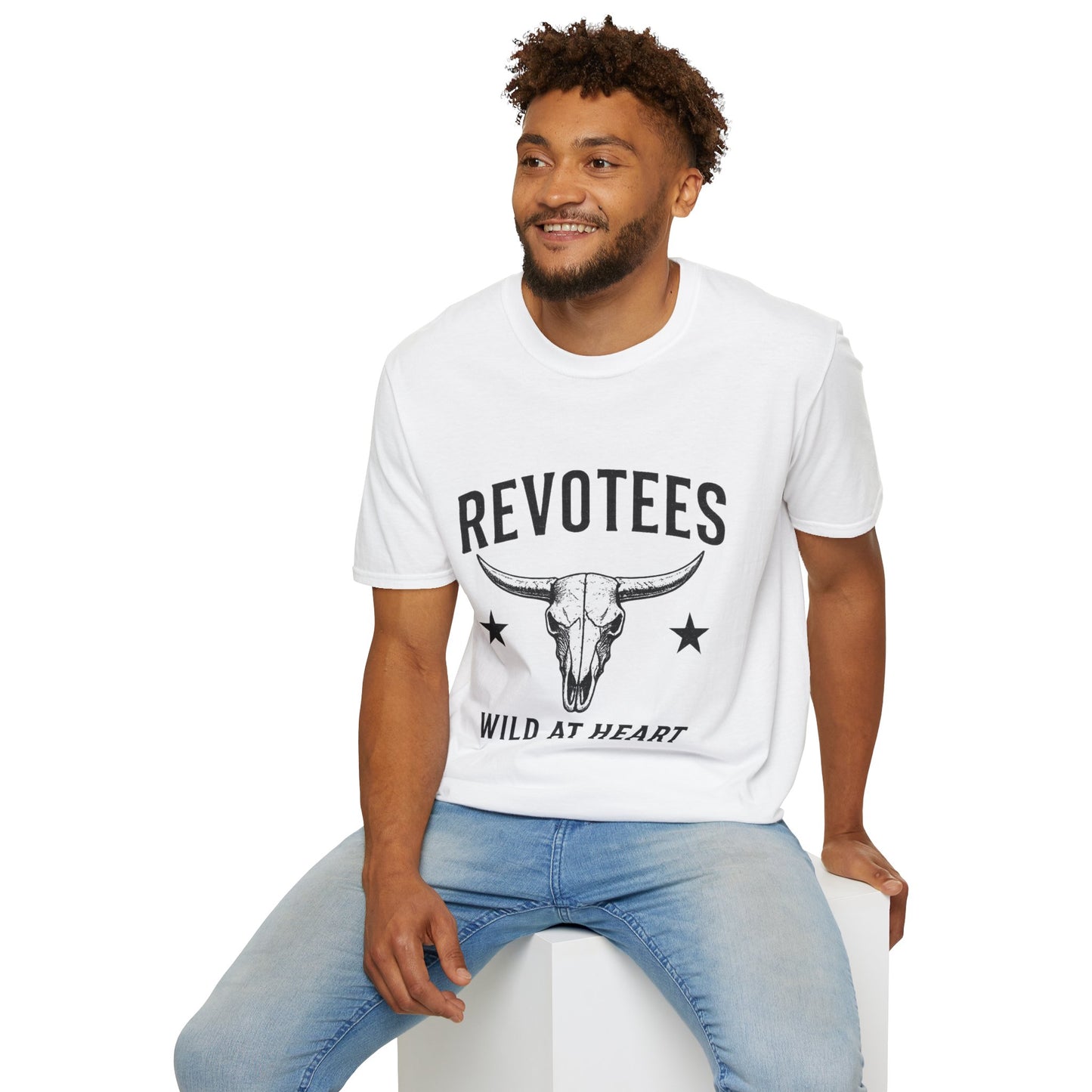 Revotees Bull Skull T-Shirt — Wild at Heart Western Graphic Tee