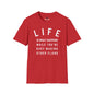 Revotees Life Is What Happens Unisex Softstyle T-Shirt - alternate view 9
