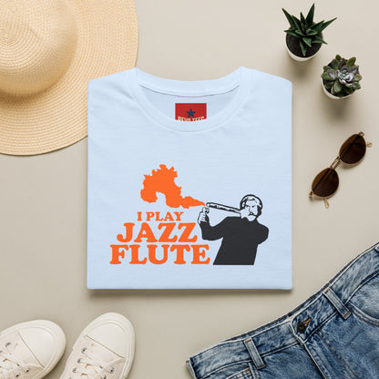 I Play Jazz Flute - Anchor Man - Unisex Softstyle T-Shirt