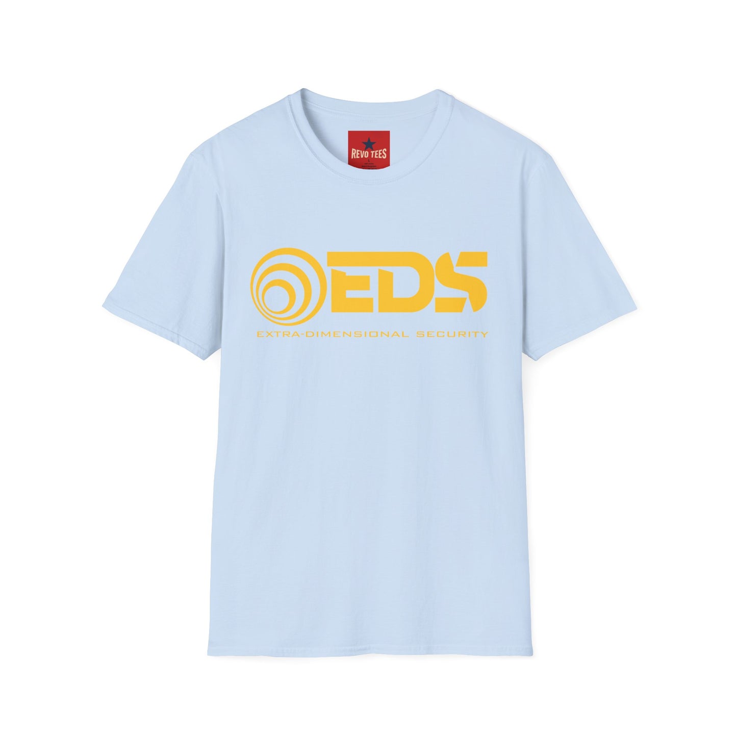 EDS Logo T-Shirt — Extra Dimensional Security Retro Sci‑Fi Tee