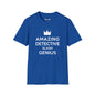 Revotees Amazing Detective Slash Genius Funny Crown Graphic for Sleuths Gift Giving T-Shirt - alternate view 7