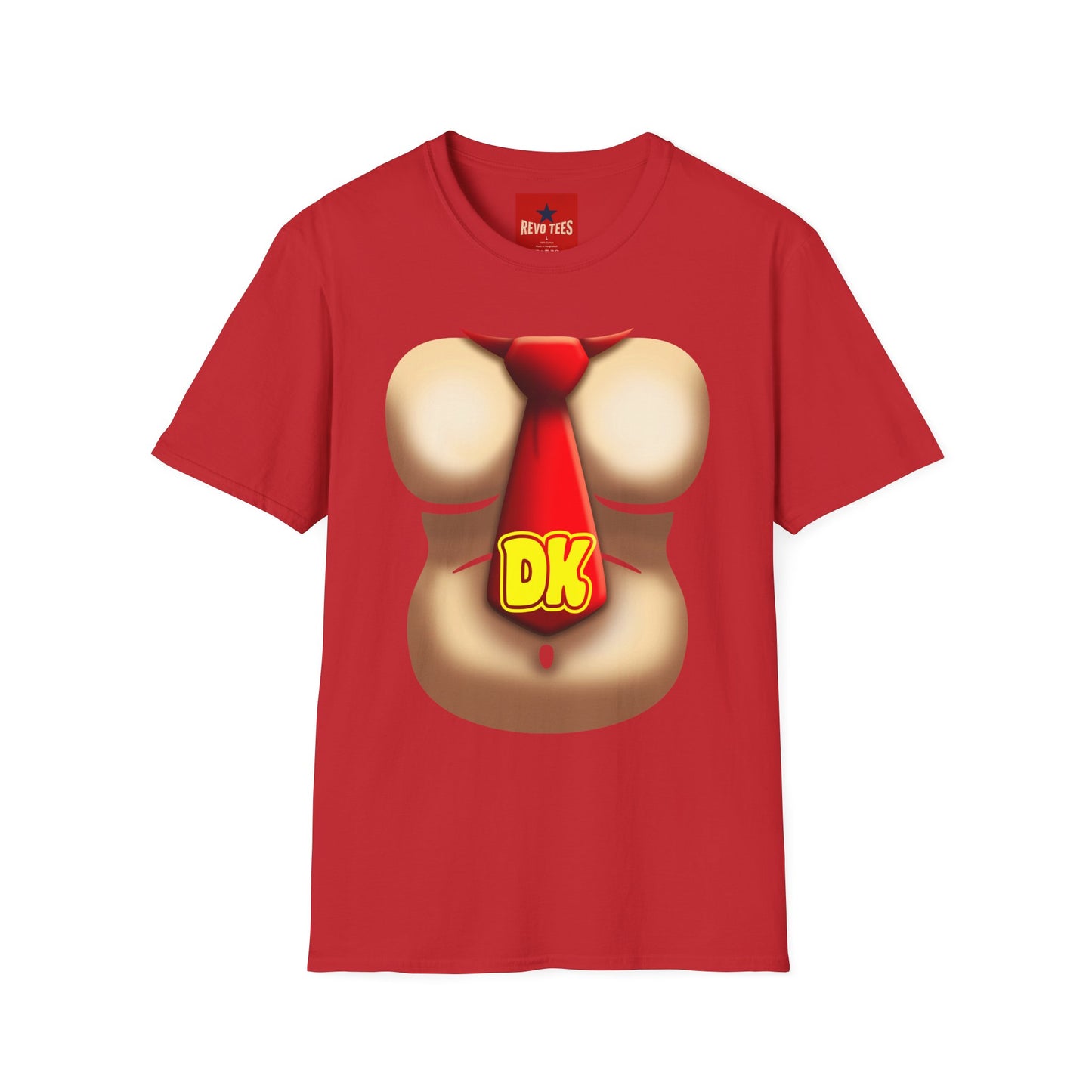 Novelty DK Tie Chesty T-Shirt — Funny Video Game Costume Tee