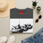 Banksy Tank Lineup Graphic T-Shirt — Stencil Military Tanks Design
