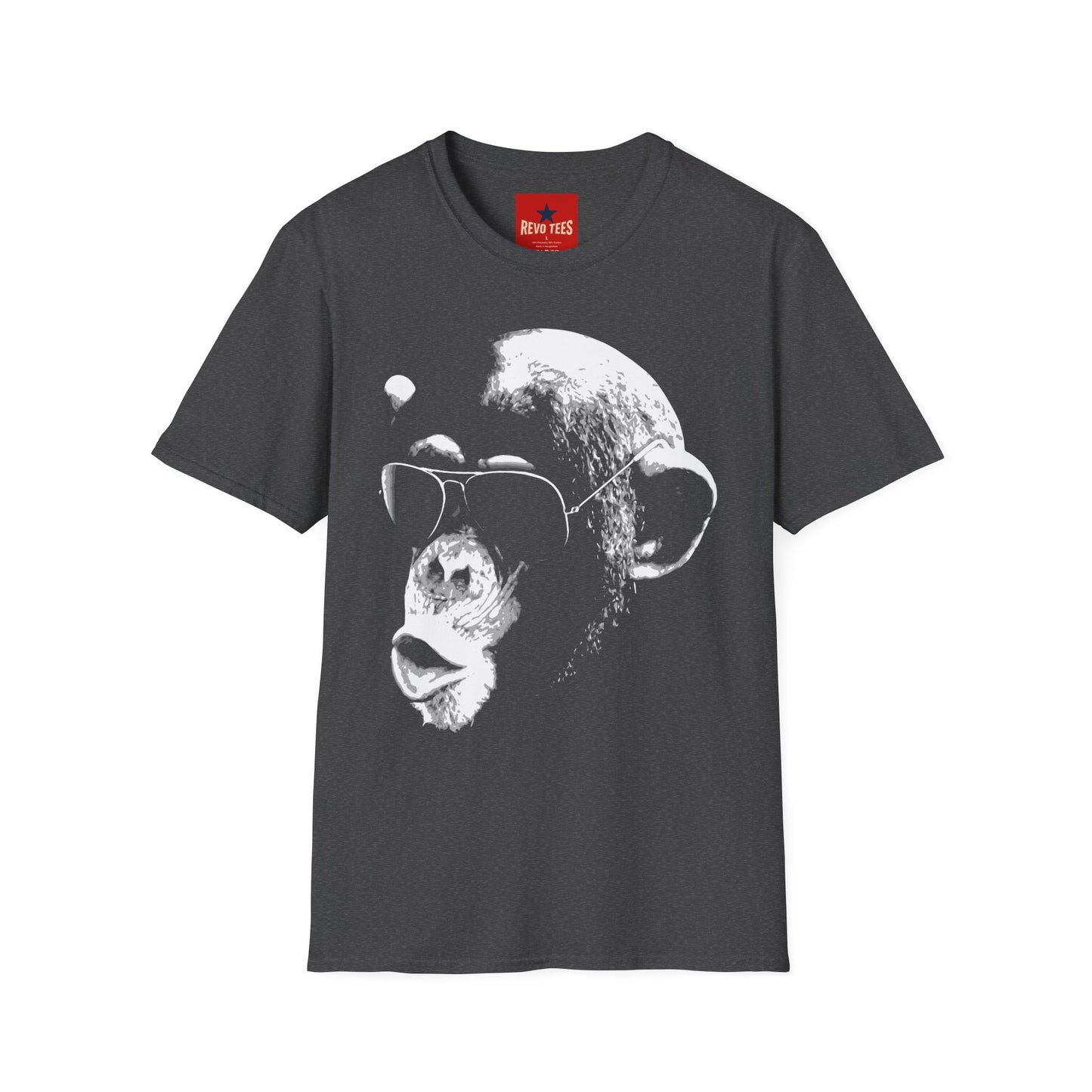 Chimpanzee Sunglasses T-Shirt — Retro Monkey Graphic Tee