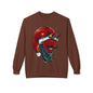 Devil Santa — Vintage Holiday Demon Graphic Crewneck Sweatshirt